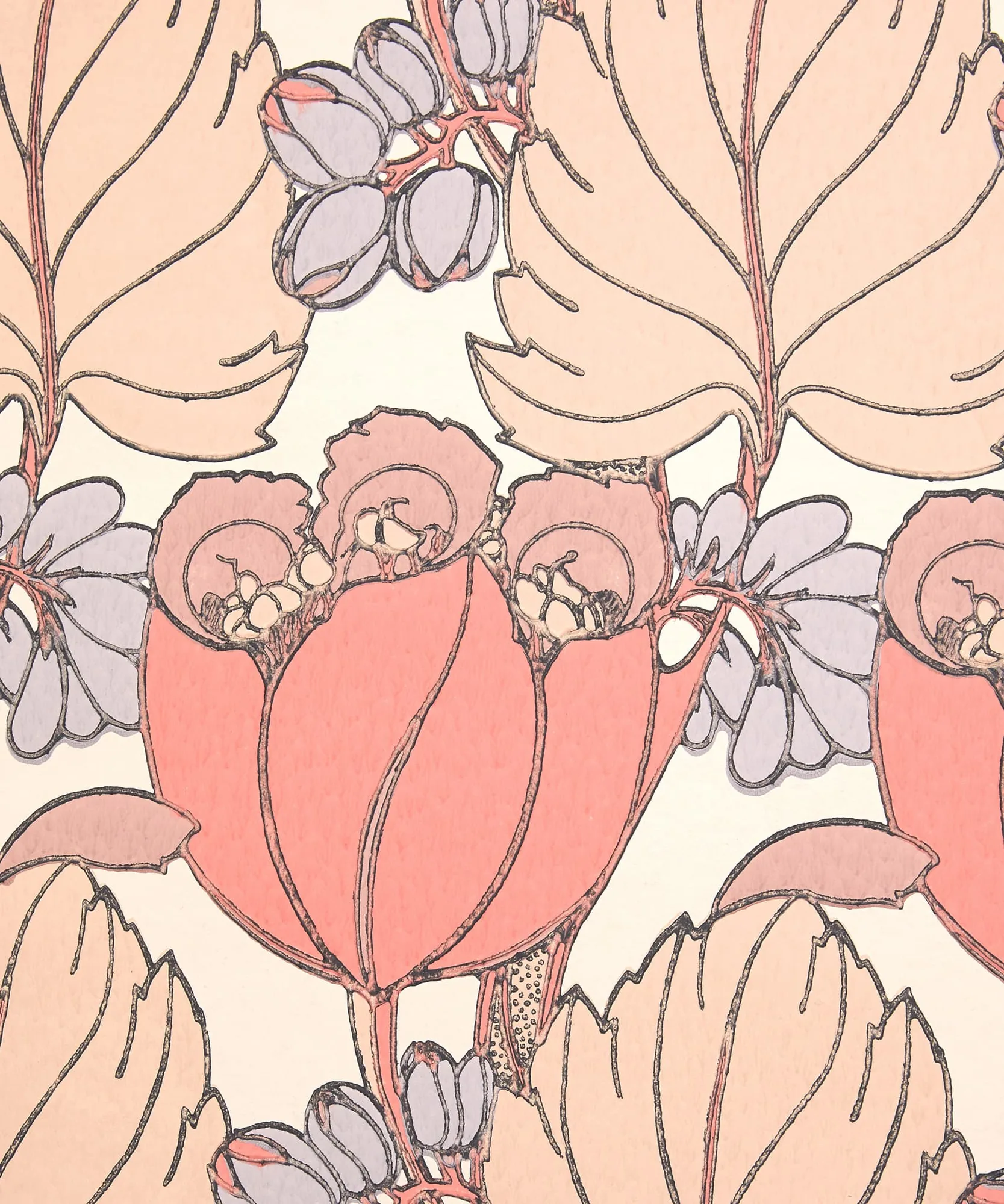 Papel Pintado Regency Tulip Lacquer de Gastón y Daniela – vista plana