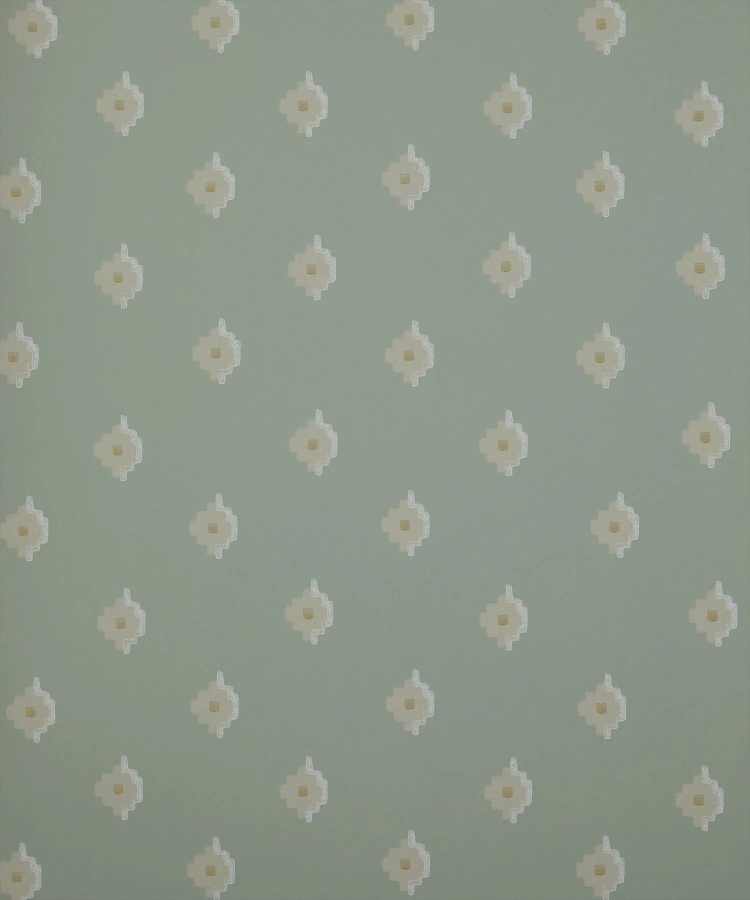 Papel Pintado Adamas Tile Robin's Egg de Gastón y Daniela – vista plana