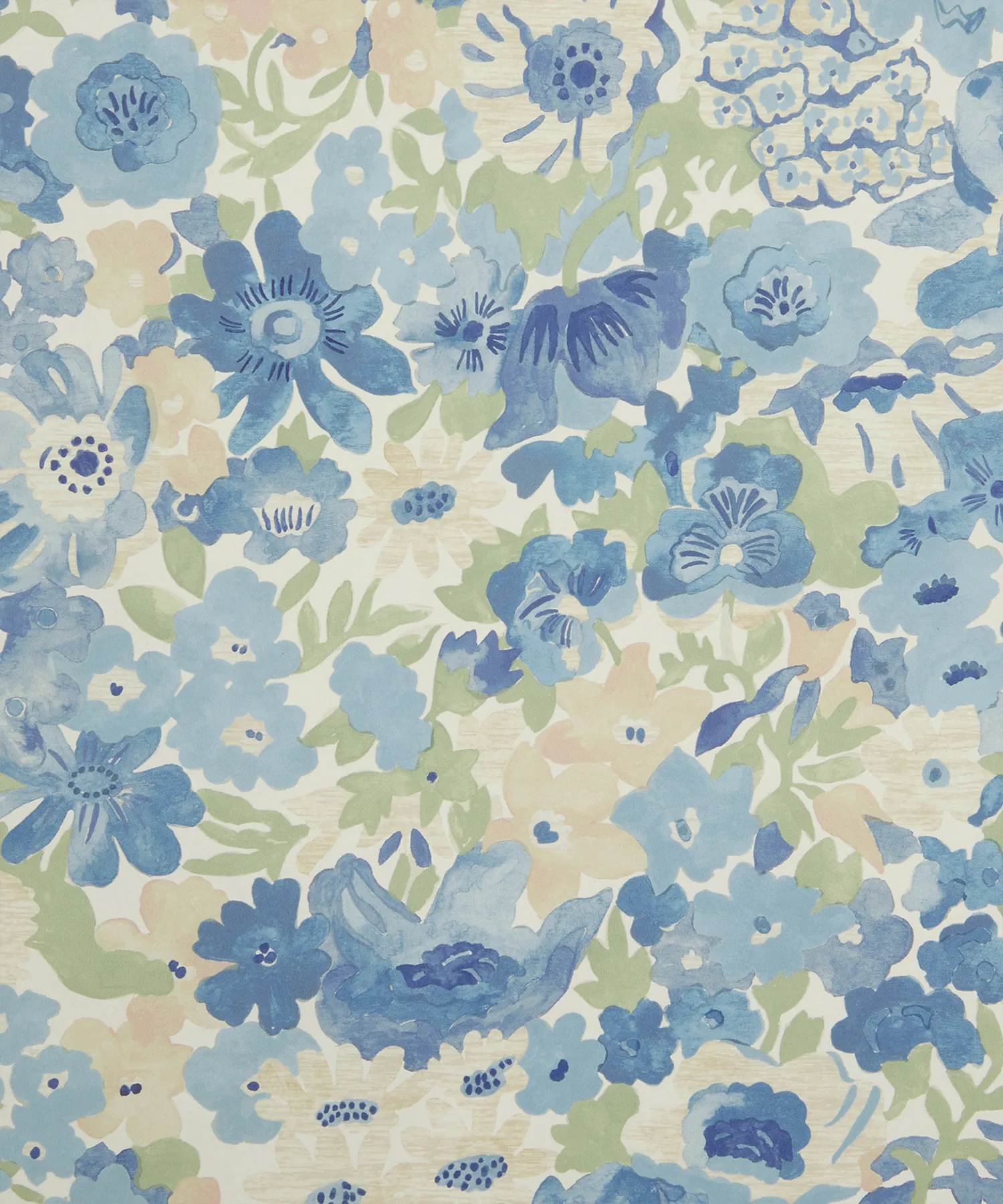 Papel Pintado Painted Thorpe Flax Flower de Gastón y Daniela – vista plana