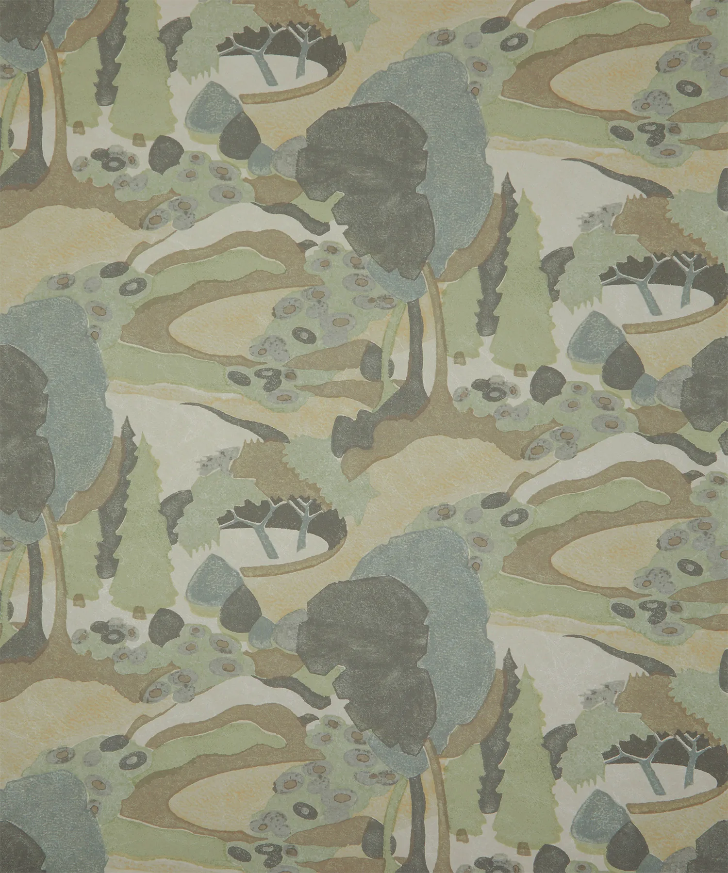 Papel Pintado Autumn Landscape Lichen de Gastón y Daniela – vista plana