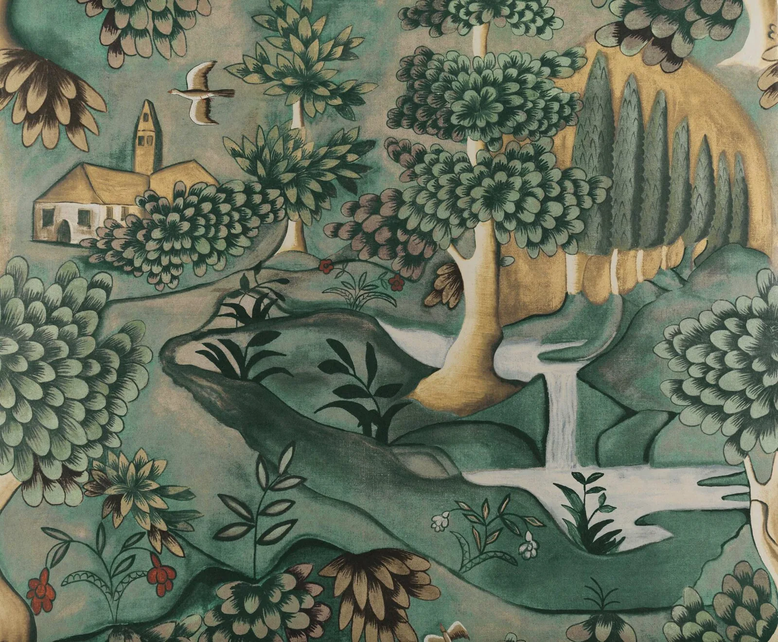 Papel Pintado Verdure Tapestry Green de Gastón y Daniela – imagen principal