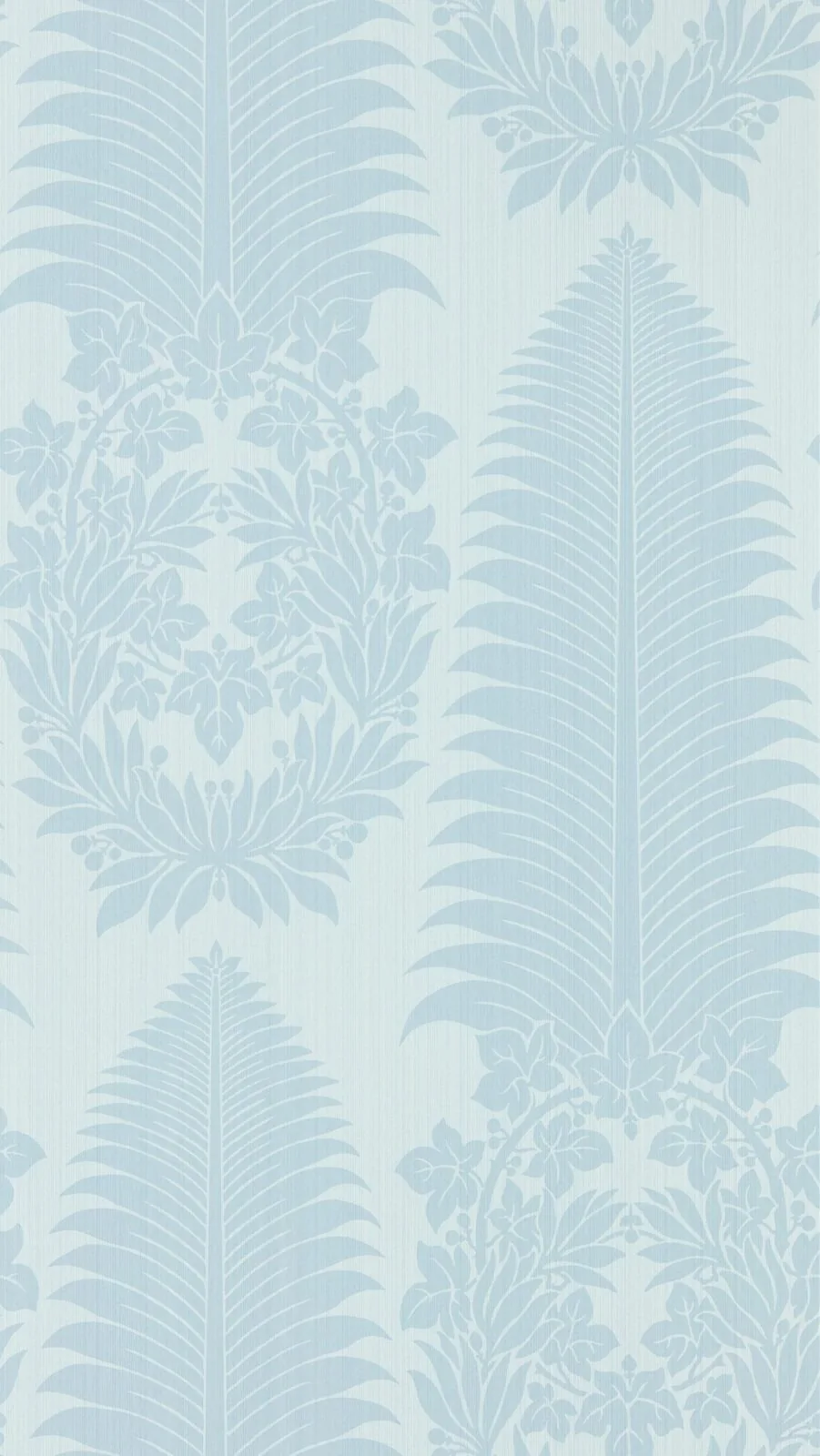 Papel Pintado Marsdens Palm Damask Blue Stone de Gastón y Daniela – imagen principal